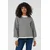 Kaffe Pulover KAEllery grafit/bela