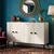 Hanah Home komoda Sherifa 120, 120 cm, bela / travertin