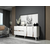 HANAH HOME Komoda Vania White Silver