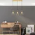 Opviq Luster Kofi-N-1094-1, 67x17x141cm, IP20, Zlatno-crne boje