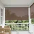 Vanjska roleta 90% blokada UV zraka Sivosmeđa 160 x 140 cm HDPE