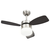 Den Stropni ventilator z lučjo in daljincem 76 cm temno rjav