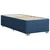 Vidaxl Box spring postelja z vzmetnico modra 90x190 cm blago