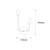 Opviq Zidna lampa 2 x E27 Max 40, Crna