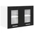 Viseći ormarić s pohranom 2 pcs Crni hrast 60 x 31 x 40 cm