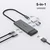 Tp - Link Konektor UH5020C USB-C HDMI/2xUSB 3.0/USB-C/PD 100W, Sivi