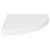 Plutajuće kutne police 2 kom Bijele 35x35x3,8 cm MDF