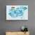 Slika elegantni modri zemljevid Madžarske - 60x40