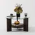 Wallity Klub sto Mondo 75x40x75cm Antracit