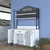 Hanah Home Komoda 120x183,6x40cm Bela
