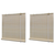 Rolete od prirodnog bambusa 2 kom 120 x 160 cm