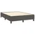 Krevet box spring s madracem LED tamnosivi 140x200 cm baršun