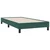 Vidaxl Box Spring Postelja brez vzmetnice Temno zelena 90x210 cm Žamet