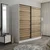 Hanah Home Garderober Kale-7150, 220x210x52 cm, Hrast