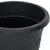 Okrugla saksija za cveće 6 pcs Crna O 34 x 28 cm Plastika