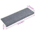 Prostirke za stepenice samoljepljive 30 kom 65x21x4 cm svijetlo sive pravokutne rubove