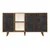 Hanah Home Komoda Planky 140x86x40cm Hrast-Tamnosiva