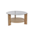 Hanah Home Klub sto Clara, 75x40x75 cm, Boje hrasta
