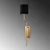 Opviq Zidna lampa Lumora-15336, 14x22x72cm, IP20, Zlatno-crna boje