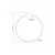 VESTA 566 Zidna lampa 30W 3000K CRNA/MESING