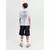 Jack & Jones Junior Majica JORVacation  modra / bela