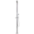 VIDAXL vrtni tuš (220cm), inox