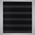 Zebra zavjesa 60,9 x 120 cm Širina tkanine 56,7 cm crna