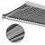 Tenda na uvlačenje antracit-bijela 3,5x2,5 m tkanina i aluminij