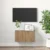 Set TV komoda Zidne Smeđa 60 x 30 x 30 cm Konstruirano drvo