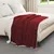 Vidaxl Odeja Bordeaux rdeča 130 x 150 cm Flis
