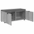 Klupa za hodnik s jastukom Sivi Sonoma 100 x 38 x 46 cm