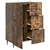 Kreveta Dimljeni hrast 66 x 34,5 x 91,5 cm Konstruirano drvo