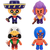 P.M.I. Brawl Stars Action Figures 16.5cm (S1) (Random)