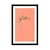 Plakat s paspartujem preprosta lepota rastlin - 40x60 black