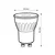Brilagi - LED keramička sijalica GU10/5W/230V 4000K bela