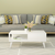 Wallity Klub sto Seul 90x40x45cm Beli