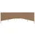 Vidaxl 5-panelni vetrobran tkanina 600x80 cm taupe