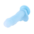 HiSmith HSA80 Silicone Glowing Realistic Dildo KlicLok 9.65 Blue