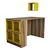 Hanah Home Radni sto Box, 120x75x65 cm, Braon