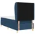 vidaXL vidaXL Box Spring postelja s prejso - Modra - 90x190 cm - Tkanina, (22052815)