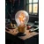 Sinsay - Dekorativna LED lampa u obliku Edison sijalice - pastelno roze