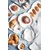 Komplet globokih krožnikov Bonna East 22 cm 6-pack