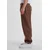 Mens basic sweatpants Fluffy brown