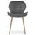 Jedilni stol MANGO VELVET, temno siv