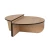 Hanah Home Klub sto-set Orion, 90x60x30cm, 85x30x35cm, 2 komada, Braon