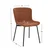 Homestar Stol MANOLO rjavi rustikalen bukle