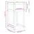 Sadilice 2 kom crne 40x40x81 cm od masivne borovine