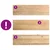Prozorske klupice 2 kom 140x40x2 cm netretirane masivne hrast