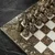 Šah Set Marble Grey & White 40 x 40 cm