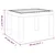 Vrtni stol bijeli 59 x 47 x40 cm PP